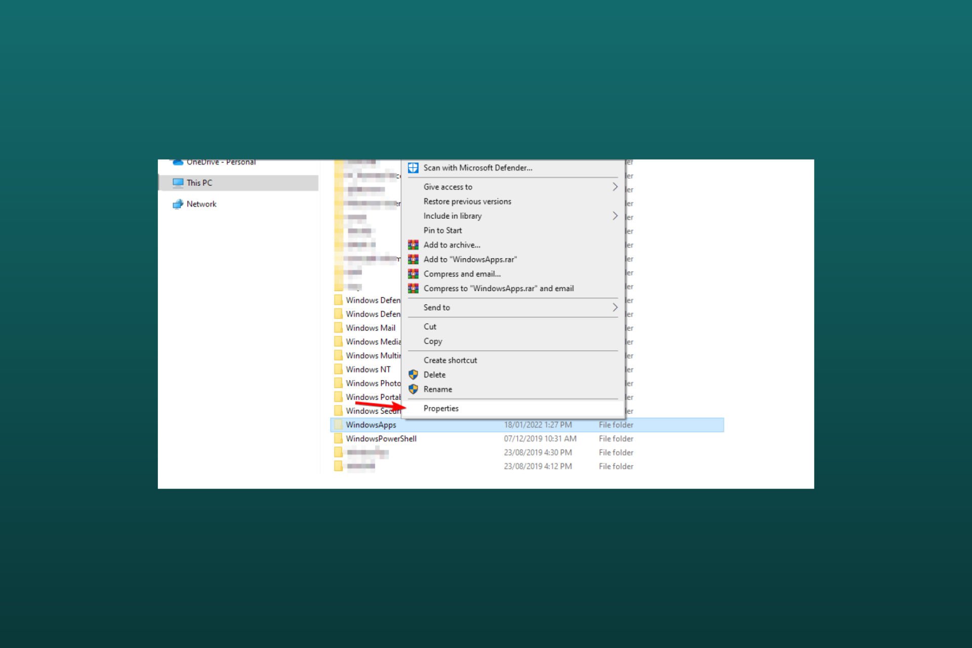 How to delete WindowsApps folder