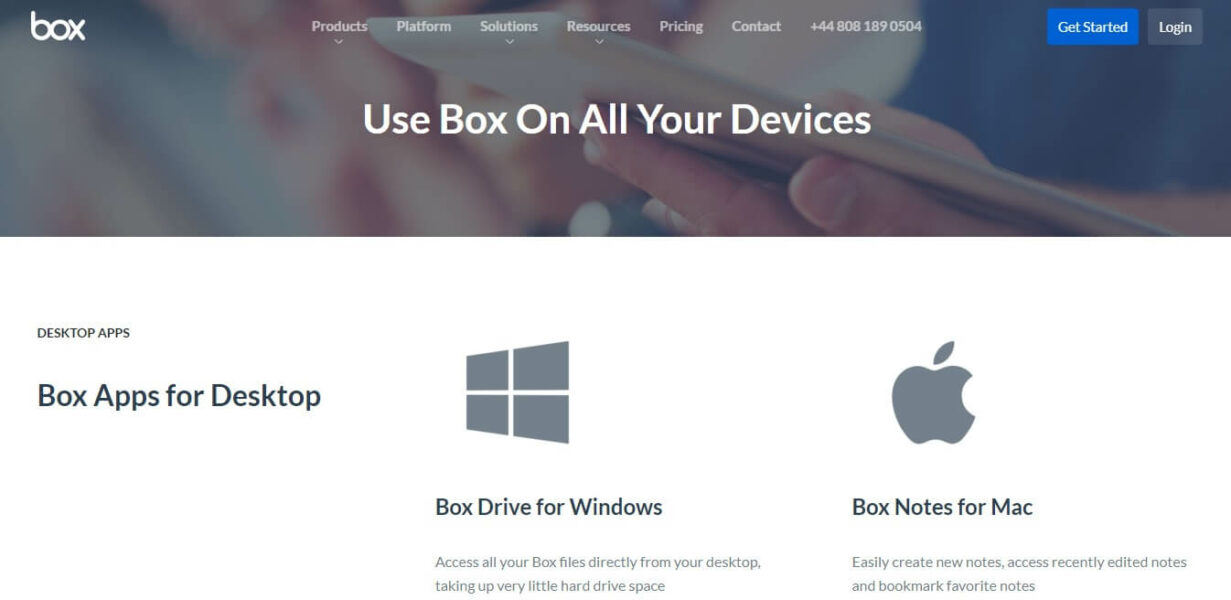 Box website - your file system is not supported by box sync