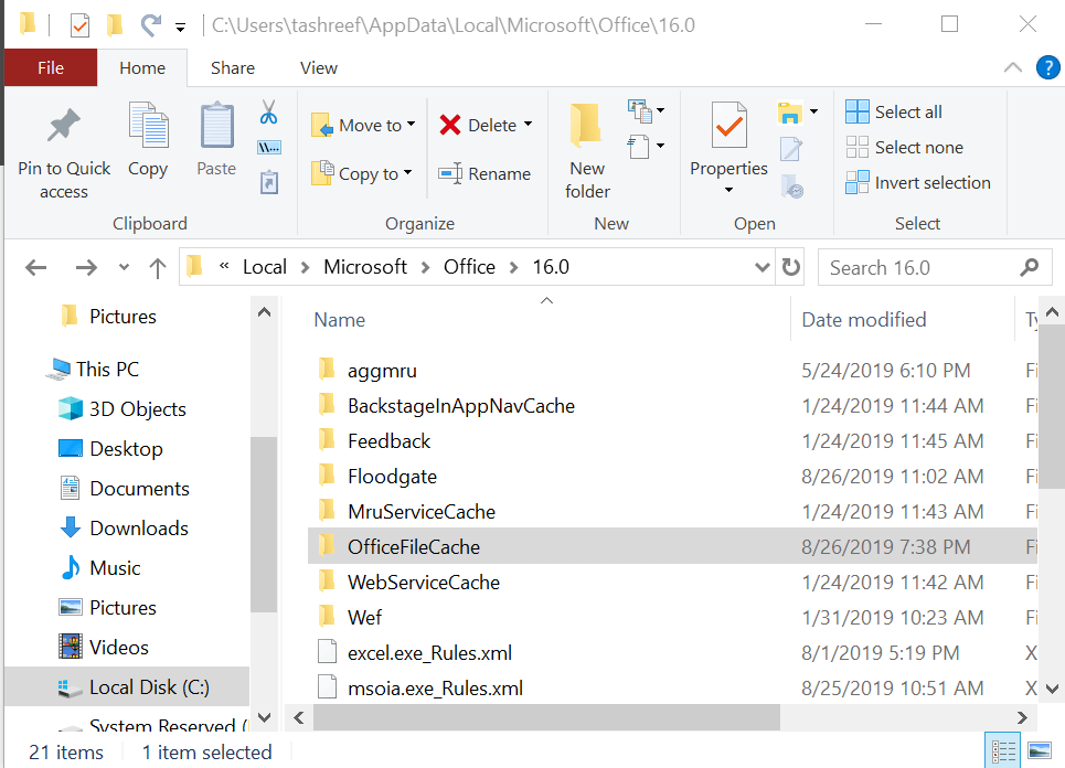 excel file locked for editing by me windows 10