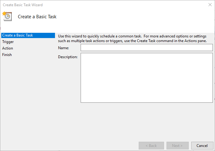 The task wizard windows defender needs to scan your computer