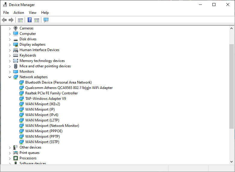 Device manager - Windows has encountered a problem communicating with a device