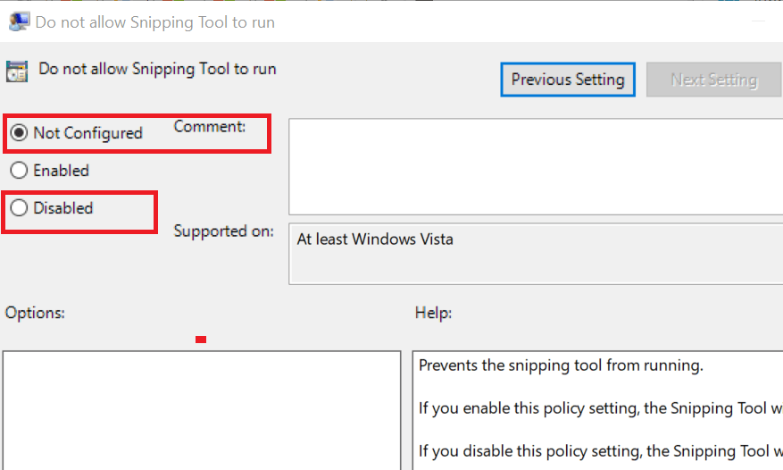 snipping tool blocked by software restriction policy