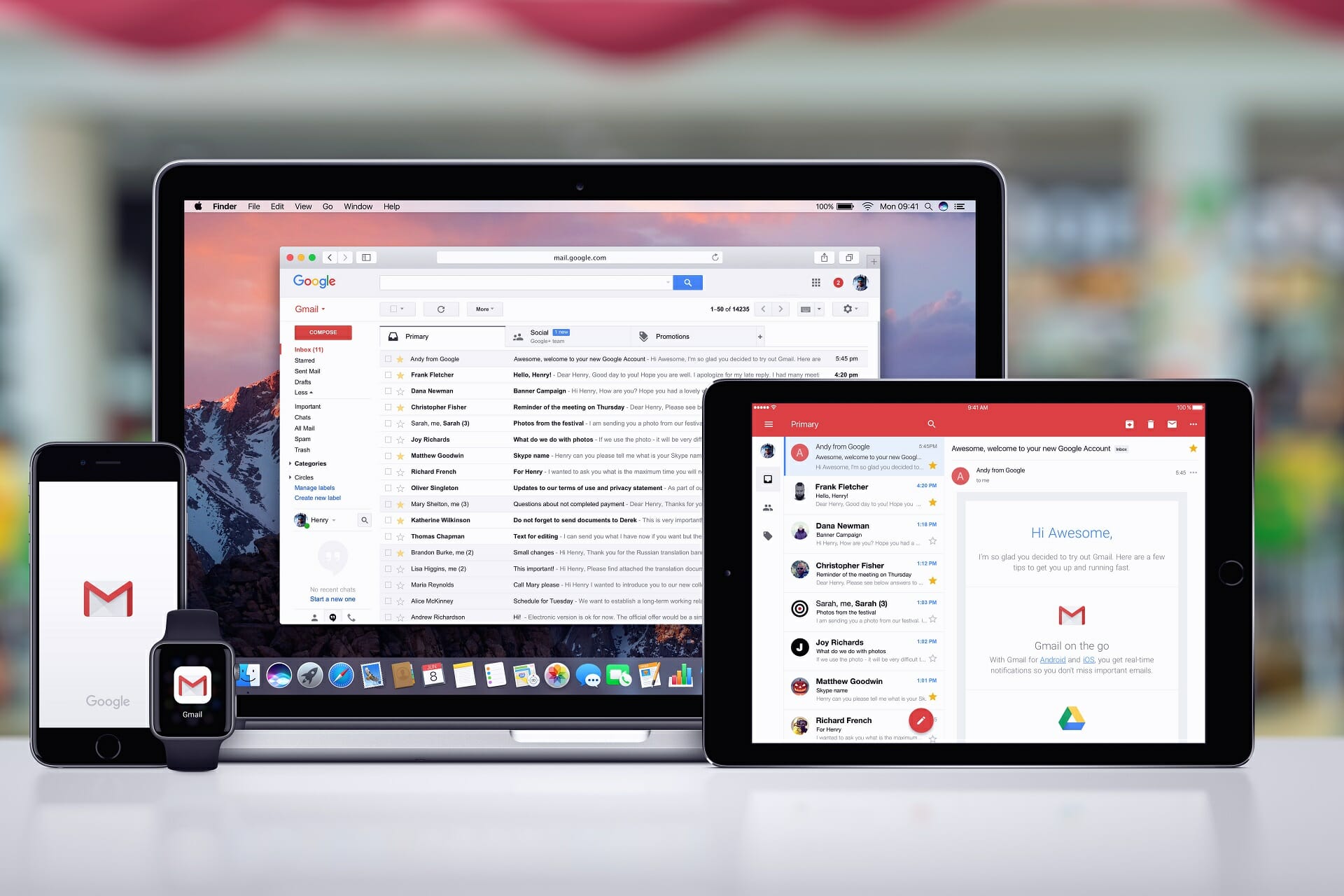 gmail toolbar for mac