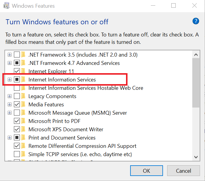 Windows 10 inetmgr not found 