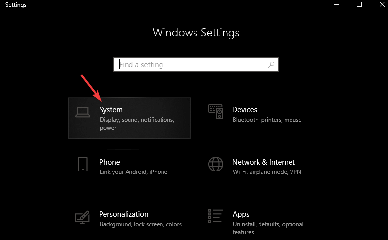 System option inside Settings - Your password may have expired or the remote pc might not accept blank passwords
