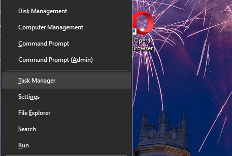 Task Manager option daqexp.dll missing windows 10