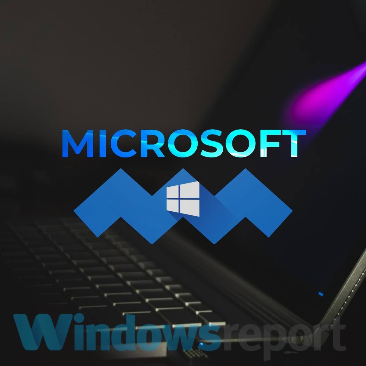 laptop close-up with logo - Windows 10 free NFS server