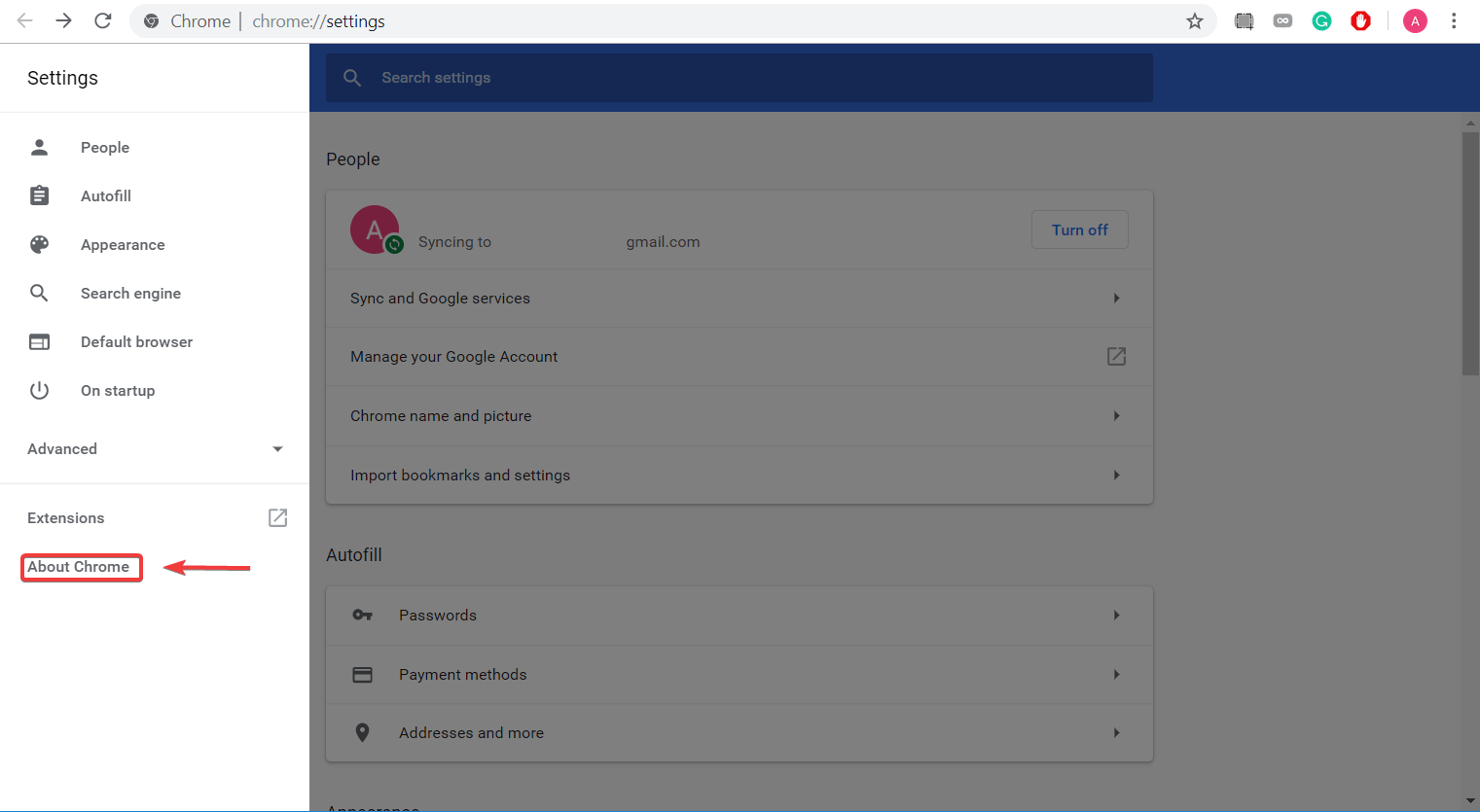 about-chrome-settings