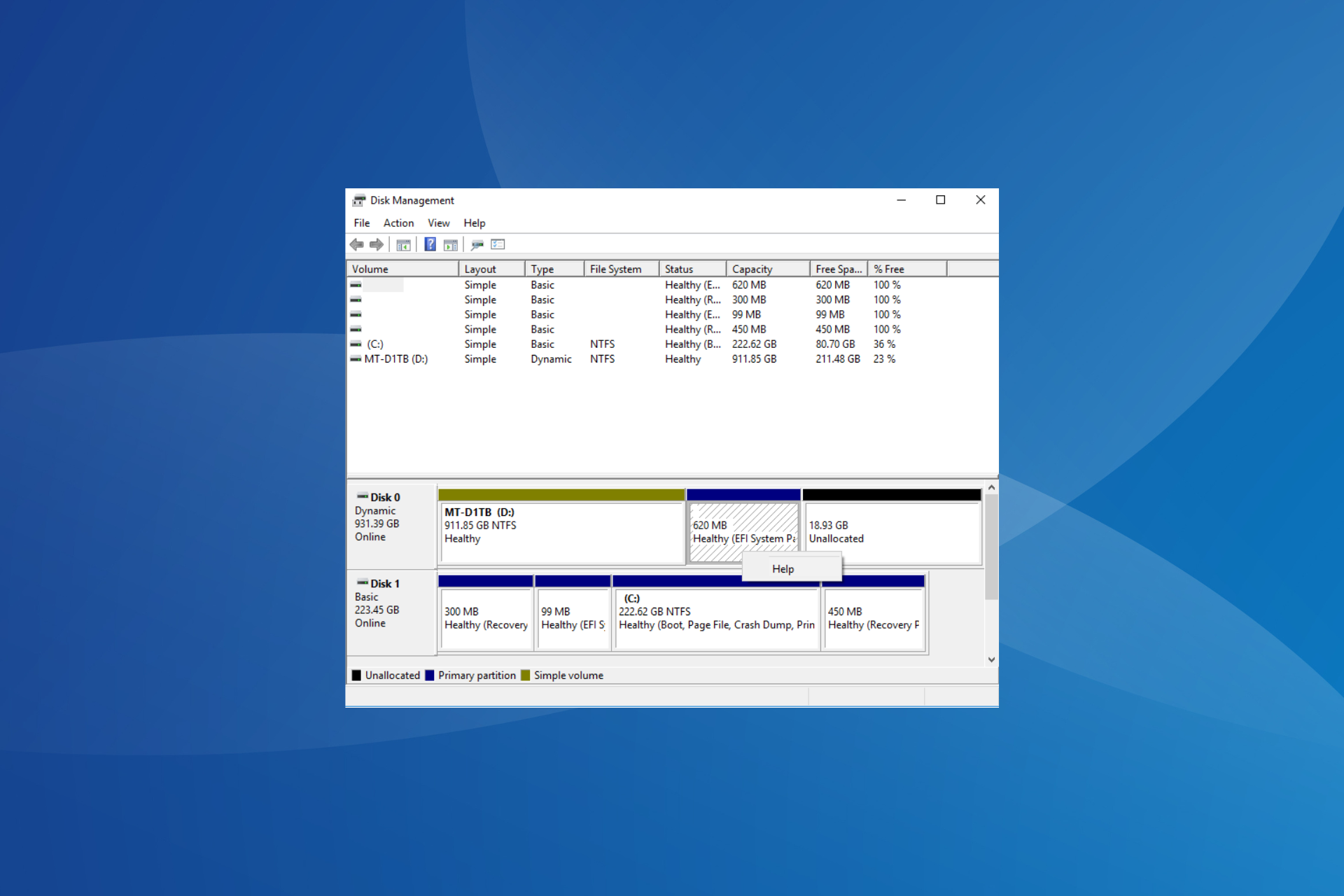 fix accidentally deleted efi partition