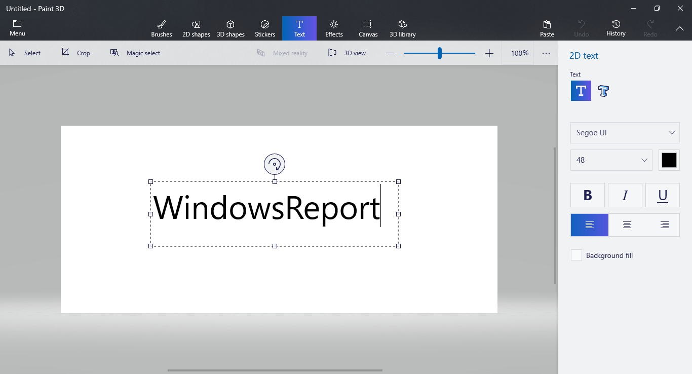 Want To Add Text To Your Paint 3d Project Here S How To Do It