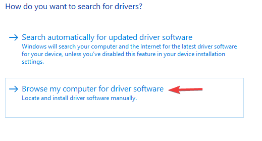 browse for driver software windows 10 drivers on windows 7