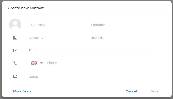 Create new contact box gmail autocomplete not working