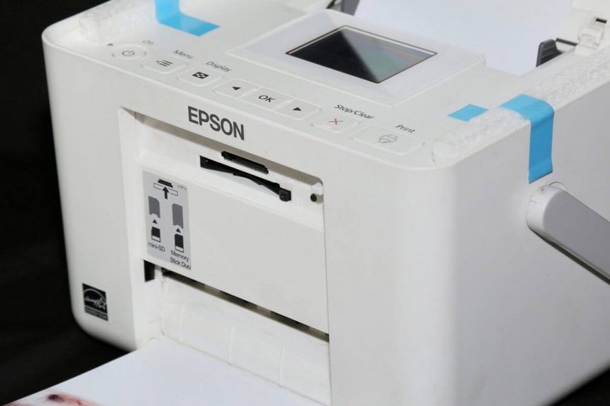 epson printer white lines