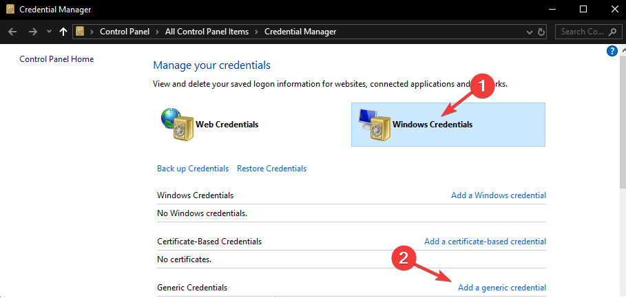 generic credentials - sharepoint keeps asking for password