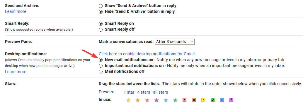 new mail notifications gmail notifications won't appear