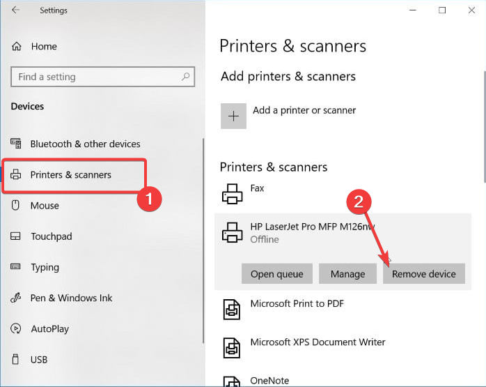 printer wants to fax instead of print