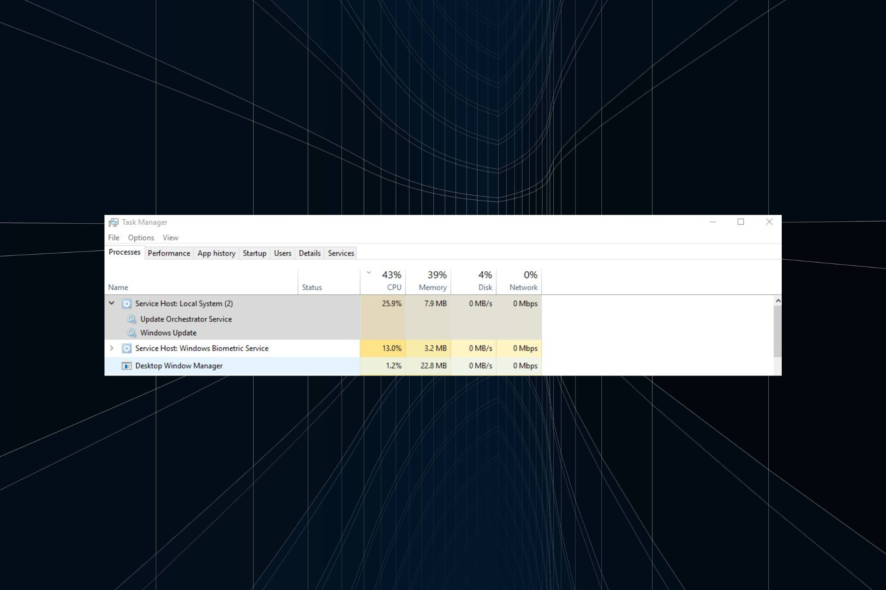 fix update orchestrator service high memory