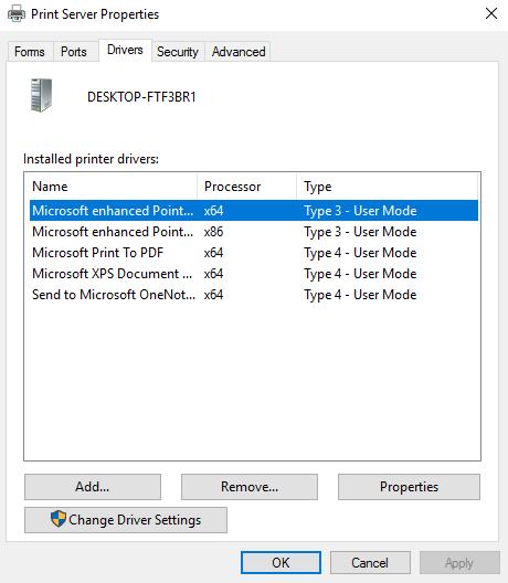 FIX: Deleted a printer in Windows 10 keeps coming back Delete printer server properties