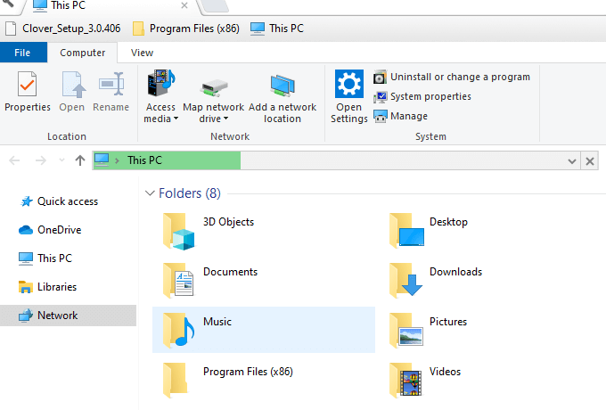 The Network icon windows server not showing up in network