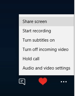 how to share screen on skype for games