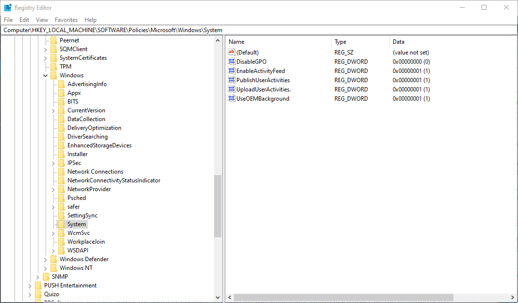 system key windows 10 clipboard history not working