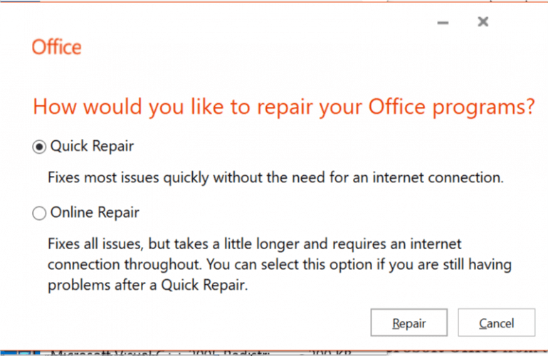 Something went wrong search couldn’t be completed outlook