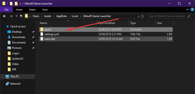 uplay locate partially downloaded folder different pc