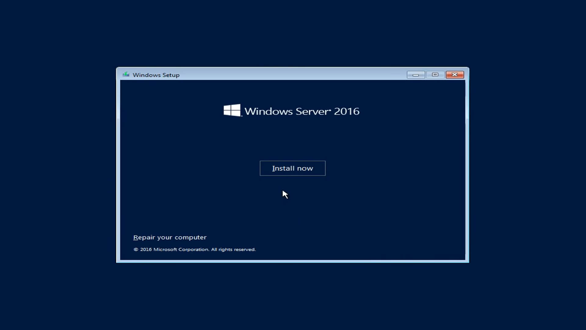 Repair your computer option how to repair windows server 