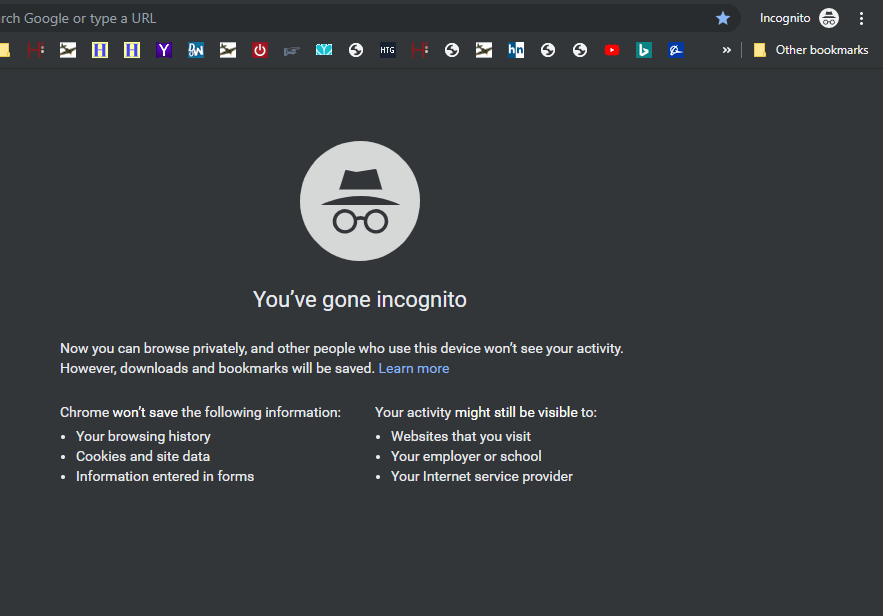 The Incognito window asana not working in chrome