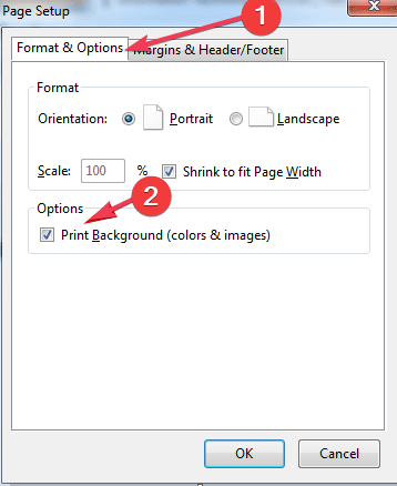 How to Enable Print Background Colors and Images on Browser