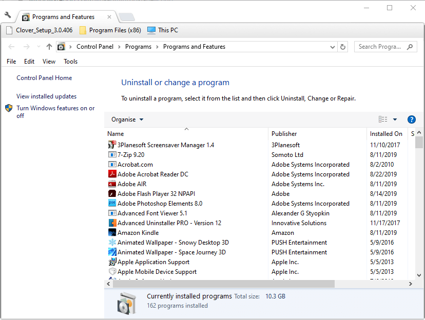 The Windows uninstaller windows server not showing up in network