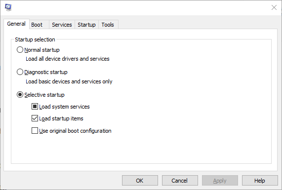 The System Configuration window overwolf won't stay on top