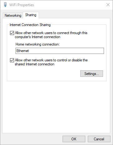 connection sharing options VPN Client agent was unable to create the interprocess communication depot