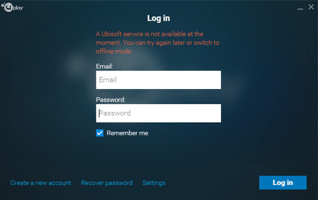 please wait connecting to ubisoft server