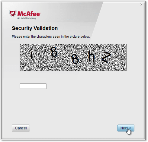 McAfee validation code application resources could not be loaded successfully mcafee