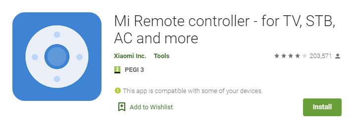 How to take screenshots using a Smart TV Mi Remote Controller app