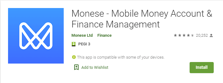monese not working mobile app