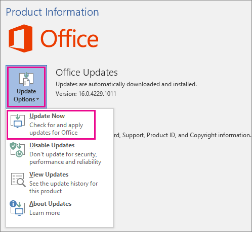 microsoft excel is trying to recover your information update office