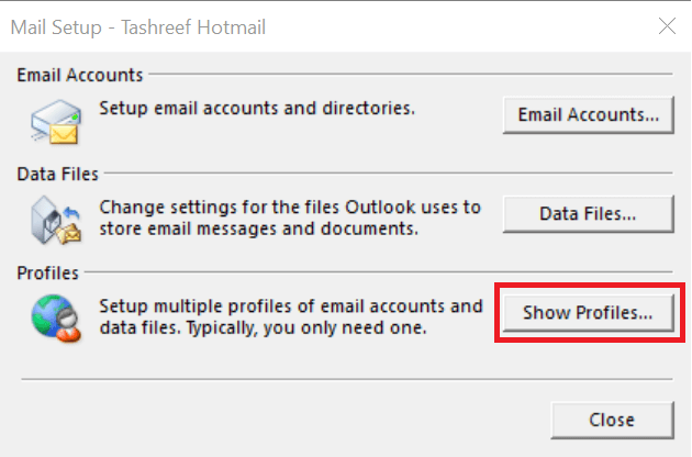Outlook Work Offline issue