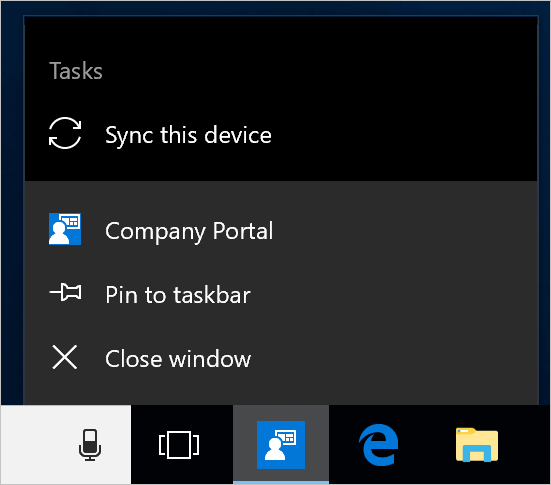 Sync this device option how to sync devices with Microsoft Intune