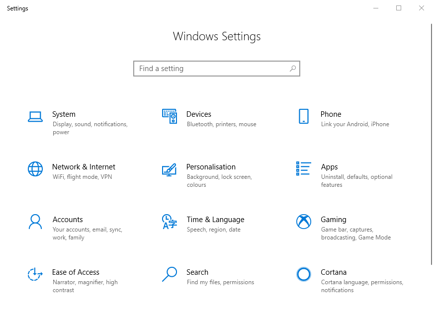 The Settings app microsoft intune not syncing