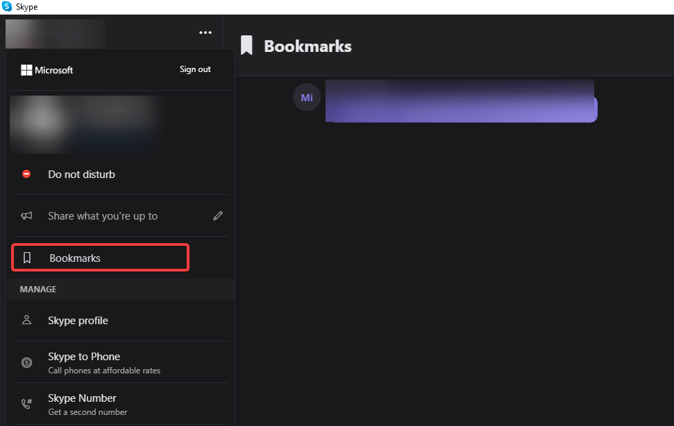 how to add bookmarks on skype