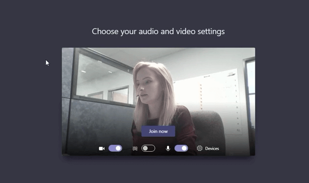 microsoft teams video settings blur background