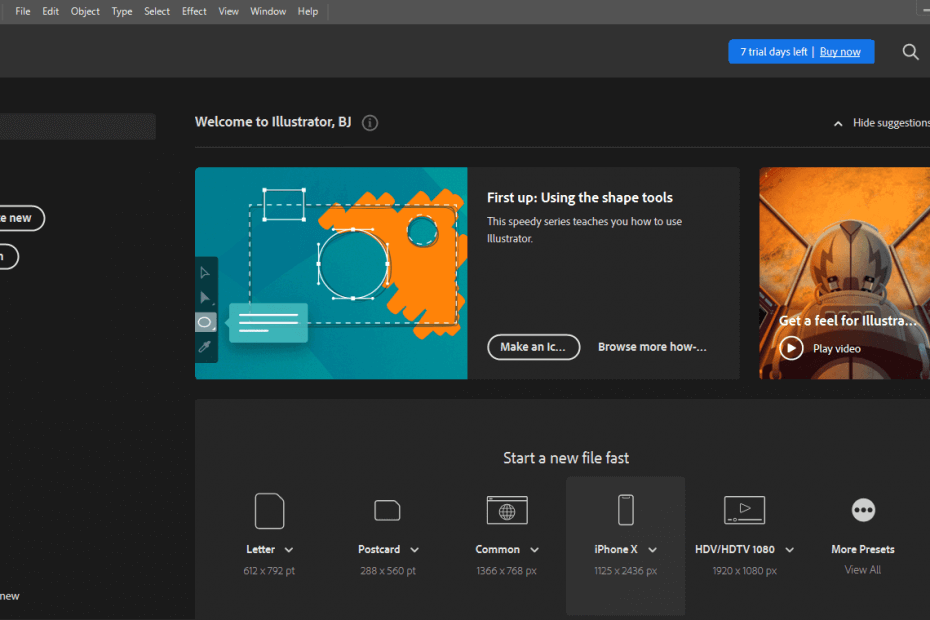 adobe illustrator free download trial version