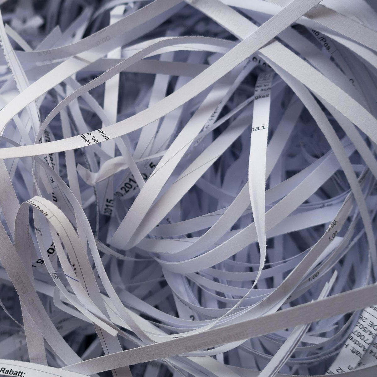 Black friday micro-cut paper shredders - shredded paper