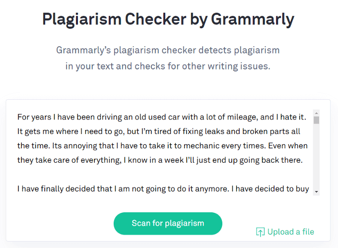 grammar and plagiarism checker software free download