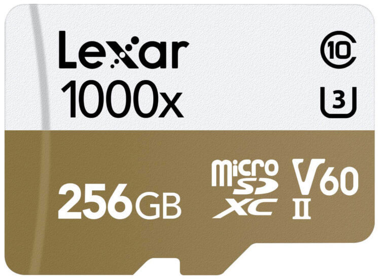 Best dashcam memory cards Lexar Professional 1000x 256GB