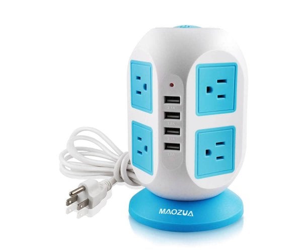 The MAOZUA Extension Lead with USB Power Strip Tower product image