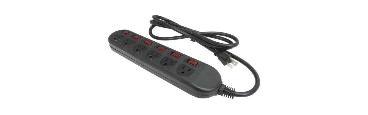 The Rosewill RPS-200 Power Strip with Individual Switches product image