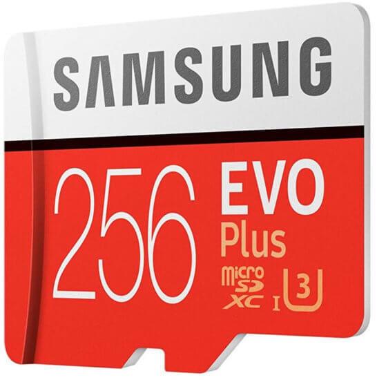 gopro hero 8 memory card Samsung EVO Plus 256GB